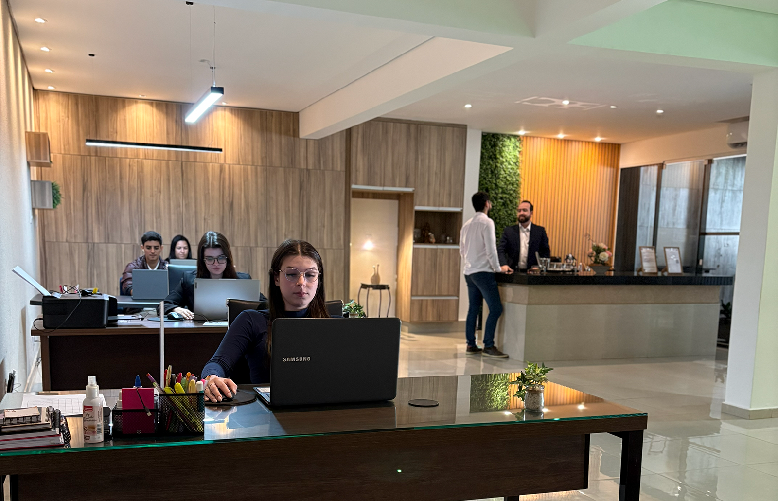 Fotografia corporativa de alta resolução da equipe Agnus